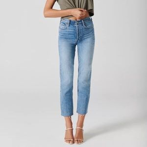 Denim Forum Arlo High Rise Straight
